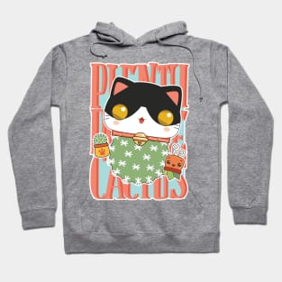 Mammillaria Cactus Cat Hoodie